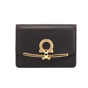 Ferragamo Icona Saffiano Card and Key Holder